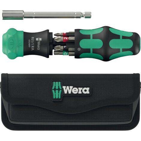 Wera Kraftform Kompakt 28 RA mit Tasche Tournevis porte-embouts 1/4 (1/5)
