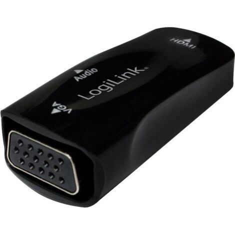 LogiLink CV0108 Adaptateur [1x HDMI femelle - 1x VGA femelle] noir R844301 (1/3)