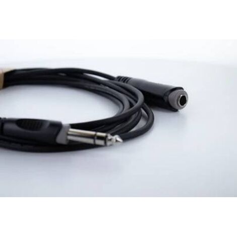 Câble de raccordement Cordial 14825 Jack audio [1x Jack mâle 6,3 mm (stéréo) - 1x Jack femelle 6,3 mm (stéréo)] 5 m noir gaine en PVC, torsadé Y826083 (1/5)