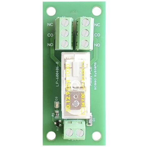 Carte relais scaleo systems Typ 24V 2 inverseurs (RT) 24 V/DC 1 pc(s) R007942 (1/3)