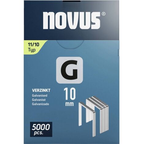 Novus Tools 042-0767 Agrafes fil plat Type 11 5000 pc(s) Dimensions (L x l) 10 mm x 10.6 mm (1/3)