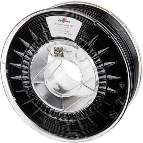 Spectrum Filaments 80088 smart ABS Filament ABS résiste aux chocs 1.75 mm 1000 g noir profond, noir 1 pc(s) (1/2)