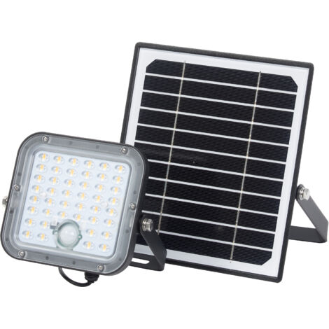 Osram – Projecteur solaire LED 10W 1400lm avec télécommande – Détecteur de mouvement PIR – Panneau solaire 5m – Température de couleur 4000K (1/4)