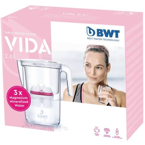 Carafe Filtrante 2,6 L Blanche Avec 1 Filtre En Microfiltration Et Digital Timer Philips Phawp2933wht 24