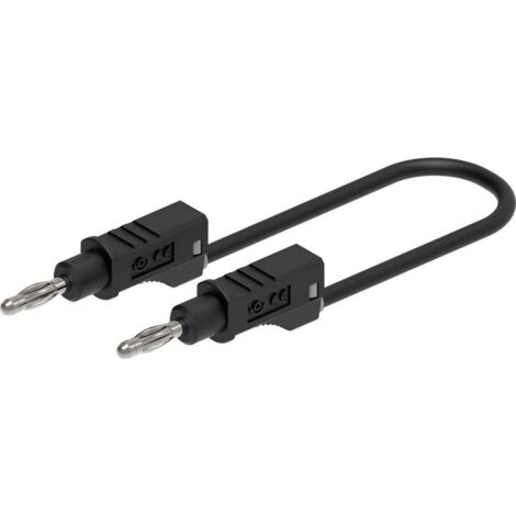 Electro PJP 2112-CD1-100N Cordon de mesure banane mâle 4 mm 100 cm noir 1 pc(s) (1/3)