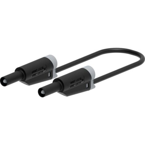 Electro PJP 2712-IEC-CD1-100N Cordon de mesure banane mâle 100 cm noir 1 pc(s) (1/2)
