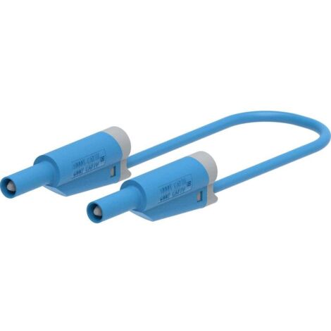 Electro PJP 2712-IEC-CD1-100BL Cordon de mesure banane mâle 100 cm bleu 1 pc(s) W937943 (1/2)
