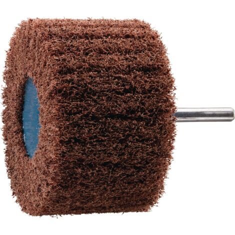 PFERD 44698510 Broche PFERD Polinox non tissée PNL Ø 80x50 mm Ø tige 6 mm A80 pour un ponçage fin et une finition Diamè