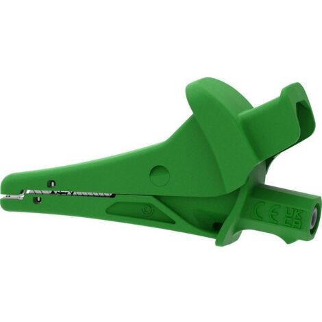 Electro PJP 5104-IEC-CD1-V Pince crocodile vert Plage de serrage max.: 25 mm Longueur: 91 mm 1 pc(s) (1/3)