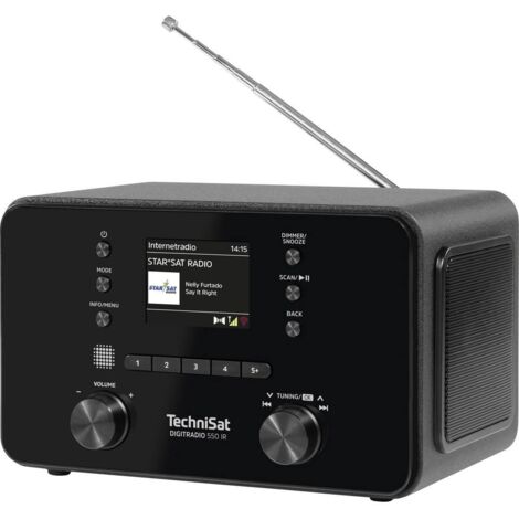 TechniSat DIGITRADIO 550 IR Radio de table DAB+, FM noir W952523 (1/2)