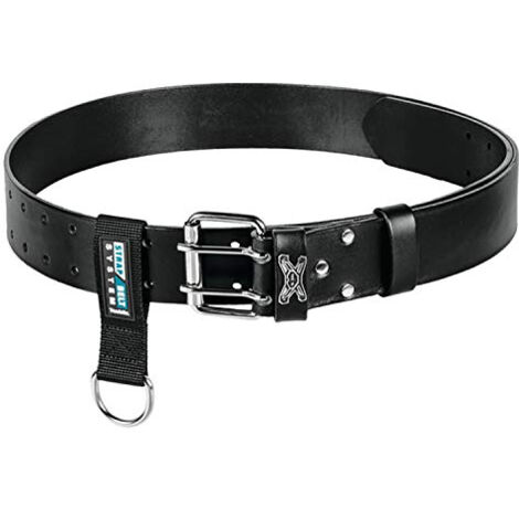 Makita – Ceinture porte-outils en cuir véritable 1380 x 48 mm – Boucle à double goupille – Pour hanches 74 à 120 cm – Design moderne