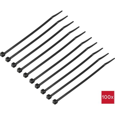 TRU COMPONENTS TC-12533320 Serre-câble 150 mm 3.6 mm noir 100 pc(s) Q222273 (1/3)