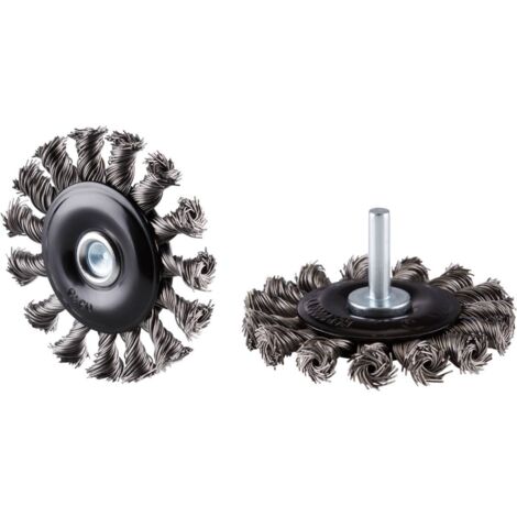 Rhodius RHODIUS SRBZGS, 12 pièces brosse ronde 75 x 12 x 18 x 6,0 mm, avec zoom, Topline, pour acier. Rhodius SRBZGS, 1 (1/4)