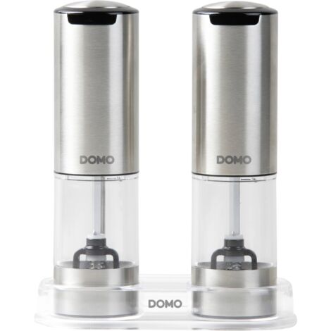 DOMO WIEDERAUFLADBARE PFEFFER- UND SALZMÜHLE Moulin à sel, moulin à poivre 1 pc(s) (1/5)