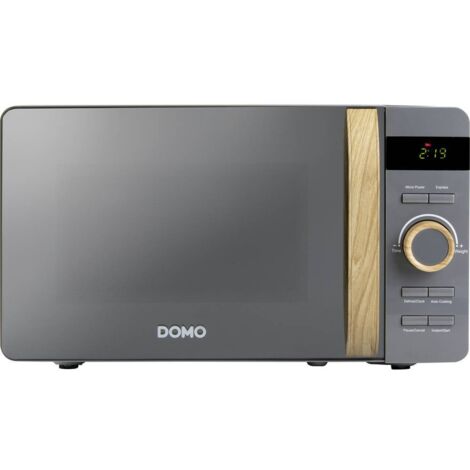 Four à Micro-ondes DOMO 20L Noir - 700W, Minuterie 35min, Décongélation - Dimensions 44x35.8x25.8cm