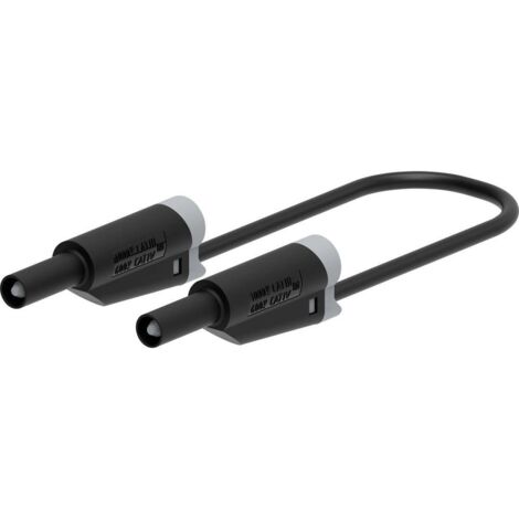 Electro PJP 2711-IEC-CD1-100N Cordon de mesure banane mâle 4 mm 1 m noir 1 pc(s) W955453 (1/2)