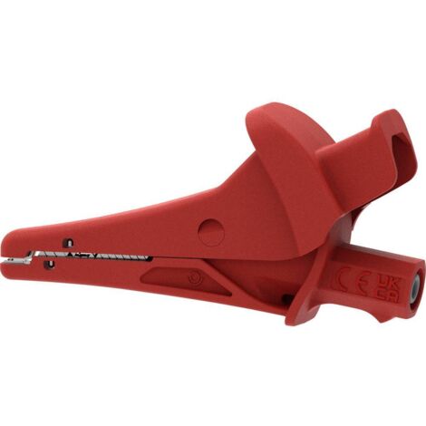 Electro PJP 5104-IEC-CD1-R Pince crocodile rouge Plage de serrage max.: 25 mm Longueur: 91 mm 1 pc(s) (1/3)