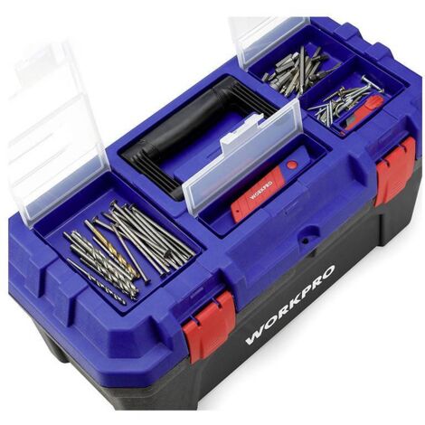 WorkPro WP283002 507 x 254 x259 mm Boîte à outils vide bleu, noir Y231533
