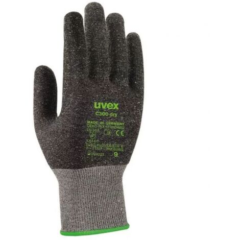 Uvex C300 dry gants protection anthracite confort optimal