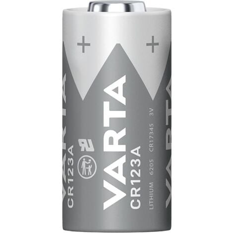 Varta LITHIUM Cylindr. CR123A Bli10 Pile photo CR-123A lithium 1430 mAh 3 V 10 pc(s)