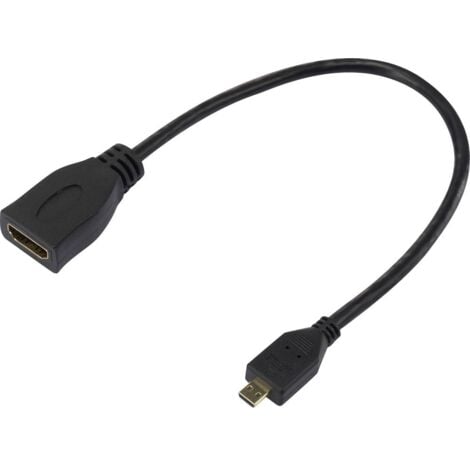 SpeaKa Professional SP-7870588 HDMI Adaptateur [1x HDMI mâle D
