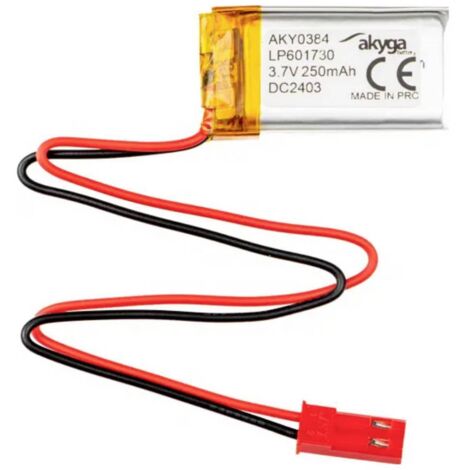 Akyga LP601730 Pack de piles rechargeables x batterie spéciale LiPo 3.7 V 250 mAh Y636273 (1/3)