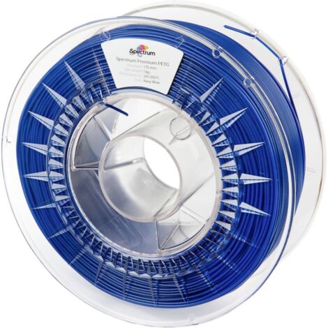 Spectrum Filaments 80309 PET-G Premium Filament PETG résistant aux produits chimiques, résiste aux chocs 1.75 mm 1000 g navy blue, bleu marine, bleu A983993 (1/3)