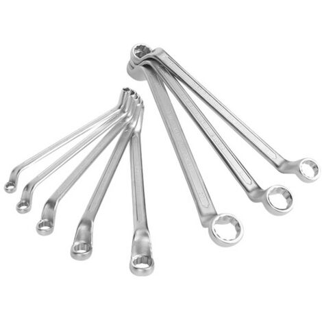WorkPro WP202509 Clé polygonale double 8 pièces Ouverture de clé (métrique) 6 - 22 mm (1/3)