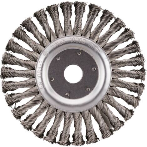 Rhodius Rhodius SRBZ, 8 brossette ronde 178 x 13 x 42 x 22,23 mm, avec zoom, Topline, Made in Germany, pour acier SRBZ
