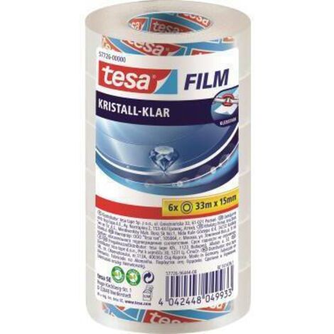 tesa 57726-00000-02 Film adhésif Transparent transparent (L x l) 33 m x 15 mm 6 pc(s) Q152762 (1/5)
