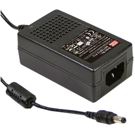MW Mean Well GST18A12-P1J Alimentation de table à tension fixe 12 V 1.5 A 18 W (1/2)