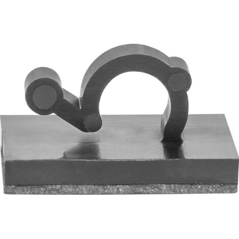 HellermannTyton MAGRA6-PA66/NDFEBR5-BK (25) Clip de câble 151-04468 Plage de Ø du faisceau 6 mm (max) noir 25 pc(s) (1/2)