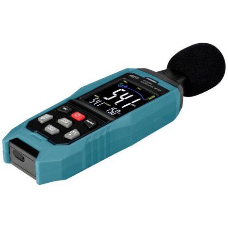 Joy-it Sonomètre Écran couleur, Enregistreur de données JT-SLM01 30 - 130 dB 31.5 Hz - 8 kHz USB (1/3)