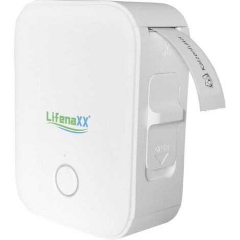 Lifenaxx LX-048 Imprimante d'étiquettes transfert thermique Largeur des étiquettes (max.): 15 mm (1/4)