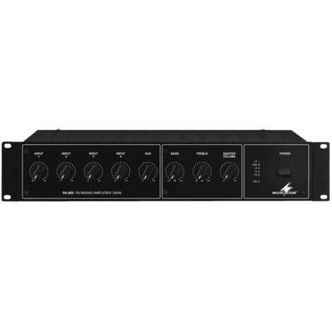 Monacor PA-900 Amplificateur ELA 120 W (1/2)