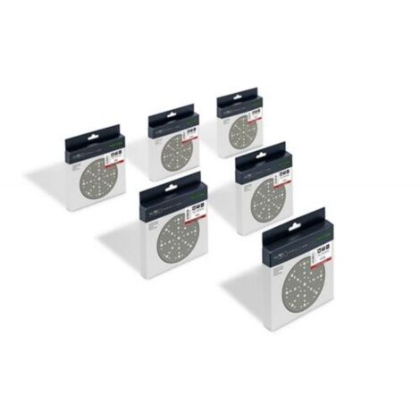 Festool – Disques abrasifs Granat 150mm – Assortiment grains 60/80/120/180/220/320 – Pour meuleuse – Ponçage bois dur et peintures COV (1/8)