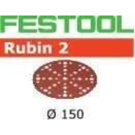 Disque à lamelles abrasif 150mm P40 – Pour ponçage bois dur – Système d'aspiration MULTI-JETSTREAM 2 – Compatible avec ponceuses FESTOOL