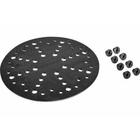 Festool – Pad d'interface pour ponceuse PLANEX LHS 2 225 EQ – Fixation velcro Stickfix – Diamètre 220 mm – 205418