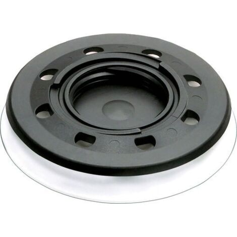 Festool – Plateau de ponçage FastFix Ø 125mm pour surfaces planes et arrondies – Velcro résistant aux hautes températures – 492125 (1/10)