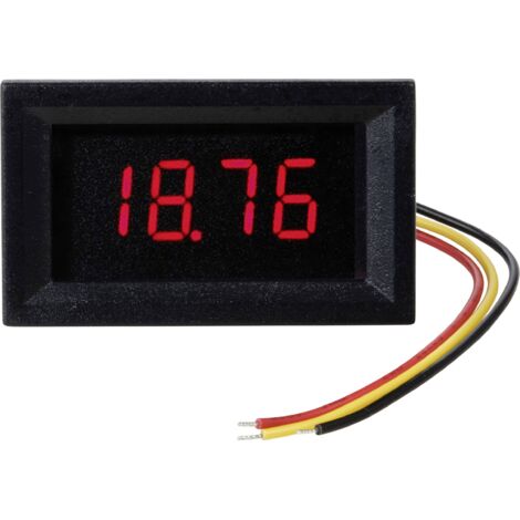 TRU COMPONENTS TC-VL4D-RED Appareil de mesure numérique à encastrer Y831713 (1/4)