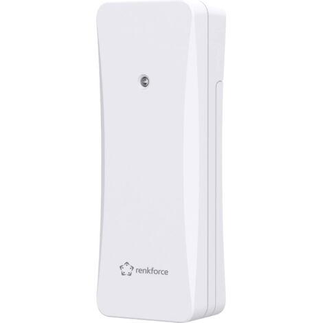 Renkforce RF-6736476 RF-E0666-W Capteur thermo/hygromètrique radio 433 MHz blanc Y865263