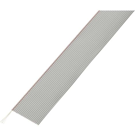 Câble en nappe TRU COMPONENTS FBC 1567187 Pas: 1.27 mm 20 x 0.035 mm² gris 30.5 m (1/3)