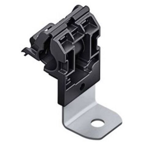 HellermannTyton RCA90SM6-PA66HIRHSUV/ST/ZN-BK Elément de fixation vissable 151-01643 Plage de Ø du faisceau 6.20 à 13.70 mm résistant aux chocs, s R036631 (1/5)