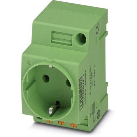 Prise 2P+T modulaire Phoenix Contact EO-CF/PT/GN vert (L x l) 60 mm x 45 mm (1/2)