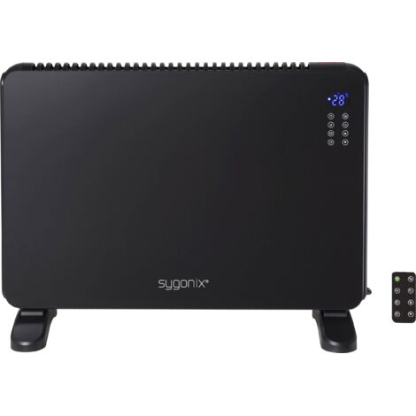 Sygonix SY-6735640 Radiateur 20 m² noir Y846573 (1/5)