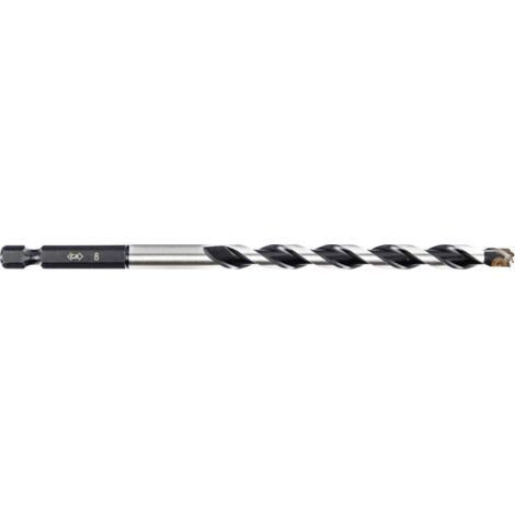 C.K T3114 0815 carbure de tungstène Foret polyvalent 8 mm Longueur totale 150 mm tige hexagonale 1 pc(s) (1/4)