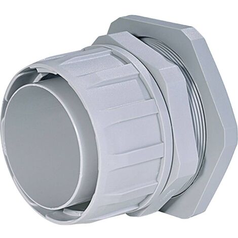 HellermannTyton 167-00514 FG27-PG21-PP-GY Raccord de tuyau gris PG29 droit 1 pc(s) R024211 (1/2)