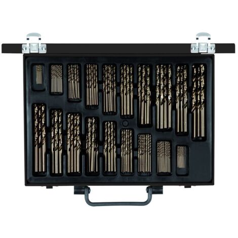 Gedore RED 3301612 R93500170 Jeu de forets pour le métal 1 mm, 1.5 mm, 2 mm, 2.5 mm, 3 mm, 3.5 mm, 4 mm, 4.5 mm, 5 mm, (1/5)