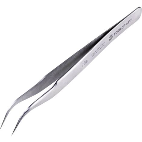 Toolcraft To Pince Brucelle De Pr Cision Pi Ce A Sa Pointe En Forme De Faucille