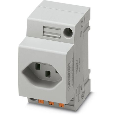 Prise 2P+T modulaire Phoenix Contact EO-J/PT gris (L x l) 57.50 mm x 45 mm (1/2)